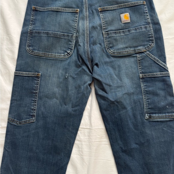 Carhartt Rugged Flex Utility Jeans Men’s 33x32 Blue Relaxed Fit - Picture 12 of 16